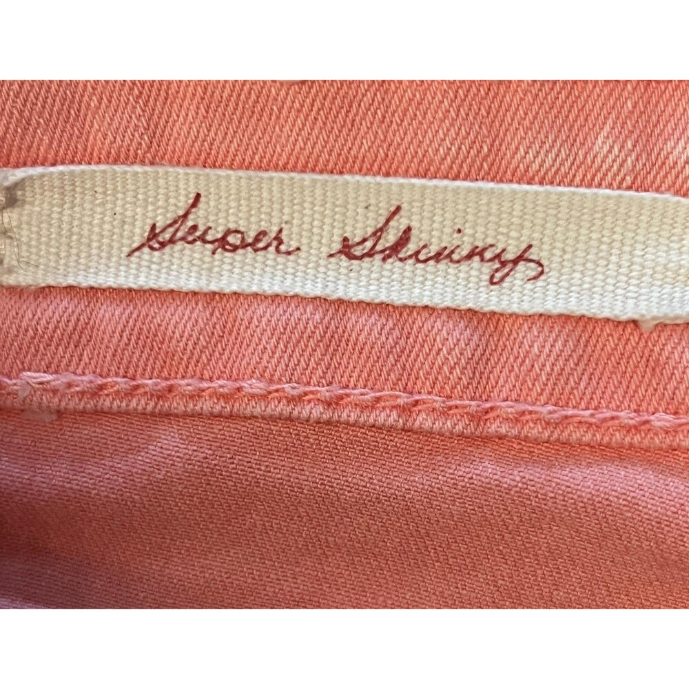 Decree Jeans Juniors 17 Pink Light Wash Super Skinny Distressed Stretch Denim - Picture 8 of 10